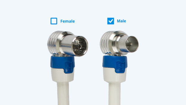 Coax kabel aansluiten op de Ziggo mediabox