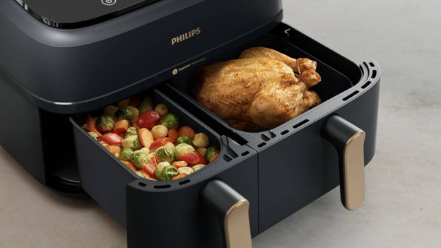 Philips dual basket airfryer without steam function