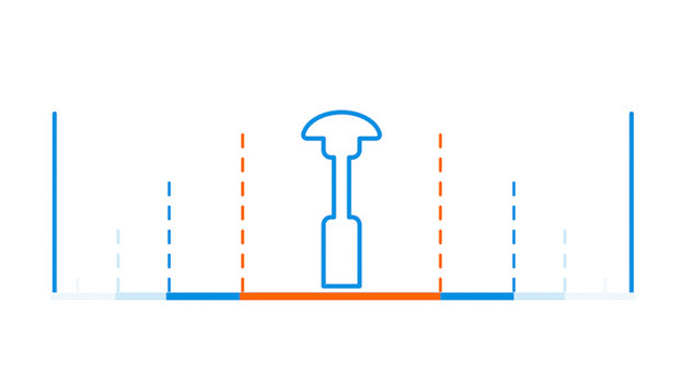 Heat range patio heater