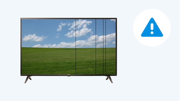 5 tips to get rid of stripes on your TV screen