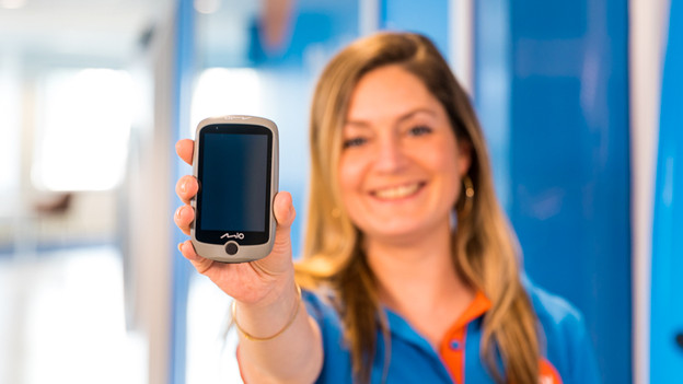 Bike navigation systems with color screen