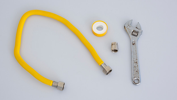 Necessary supplies to connect gas