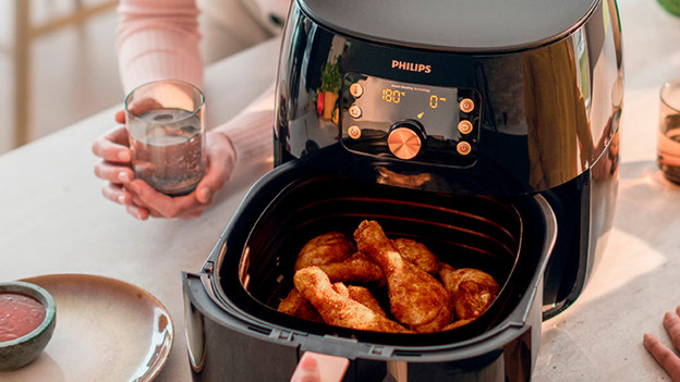Airfryer: kleine inhoud	