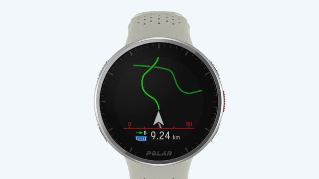 Polar Pacer Pro: turn-by-turn with Komoot