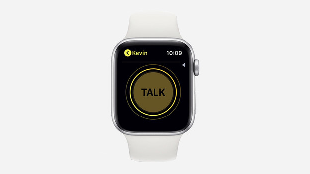 Walkie talkie op Apple Watch
