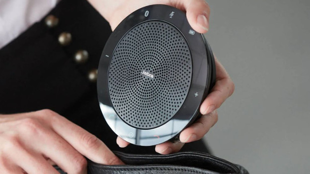 Jabra Speak 510 MS in use