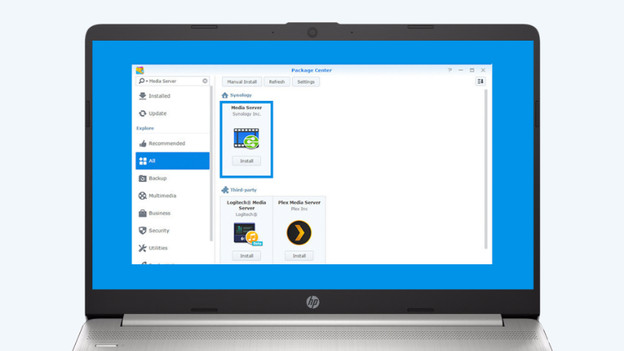 Media server Synology met DLNA