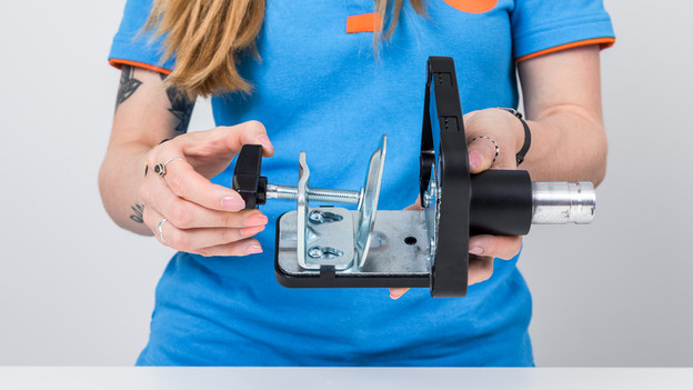 3. Bepaal de stand van de klem.