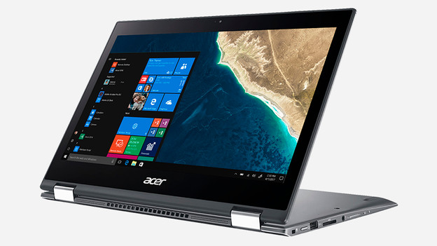 A 2-in-1 laptop: touchscreen and keyboard