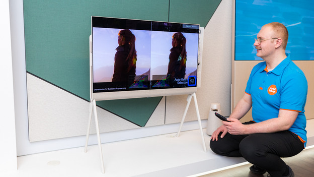 Contrast van de LG Posé