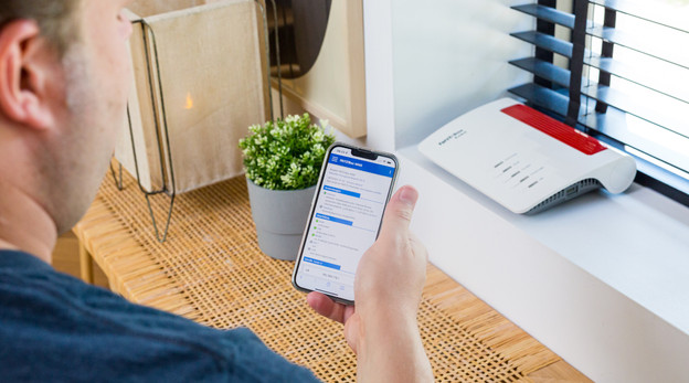 Inloggen in de MyFRITZ app