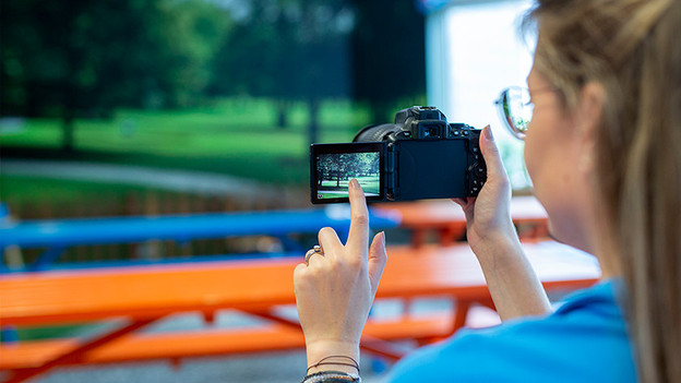 Spiegelreflexcamera voor vlogs