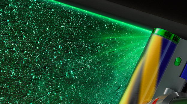 Illuminated parquet brush