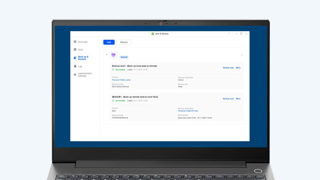 backups maken ugreen nas