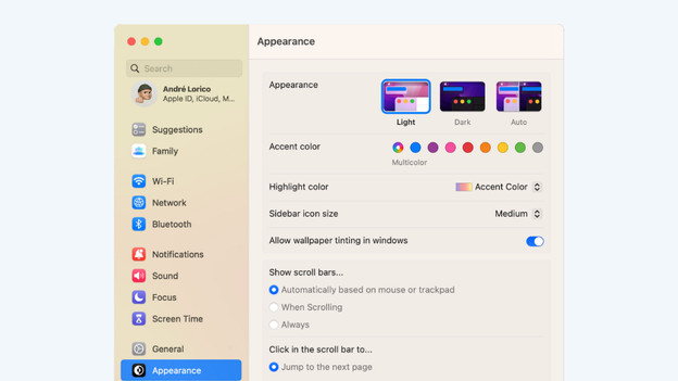 macOS Ventura systeeminstellingen