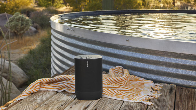 WiFi speaker with battery