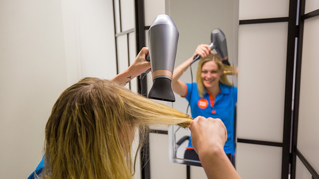 In model brengen ronde borstel Remington föhn