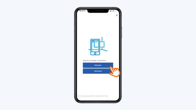 Televisie ophangen of neerzetten