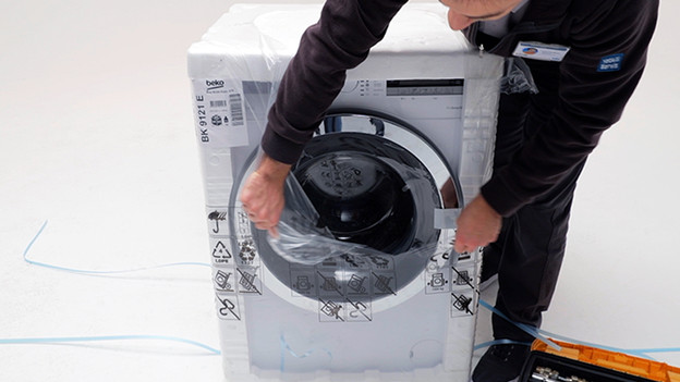 Beko wasmachine plastic los