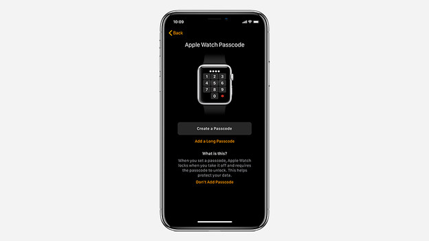 Apple Watch passcode