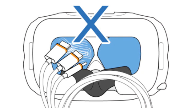 Berg je HTC VR bril goed op