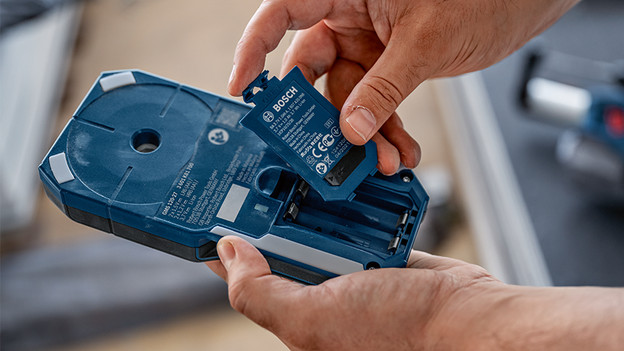 Leidingzoeker batterijen accu