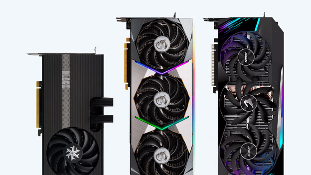 3 different LHR video cards listed