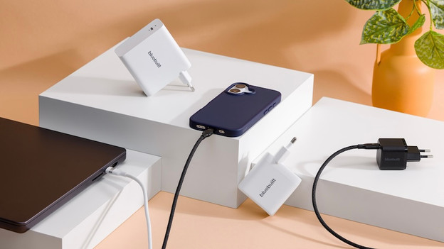 BlueBuilt GaN opladers, iPhone 17 Air en MacBook Pro