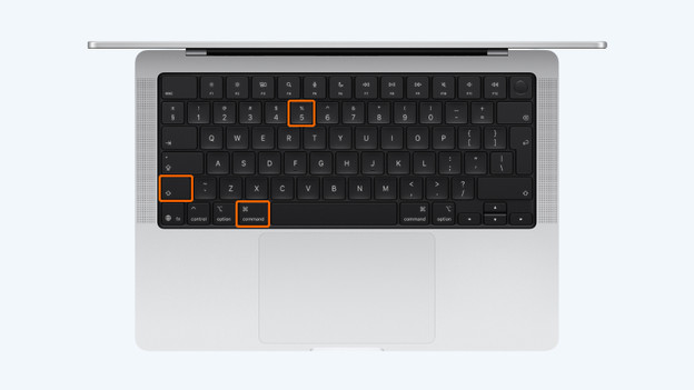MacBook screenshot menu