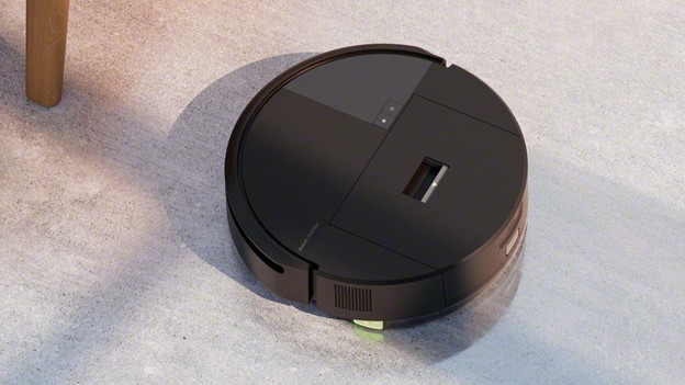 Robotstofzuiger met natte dweil