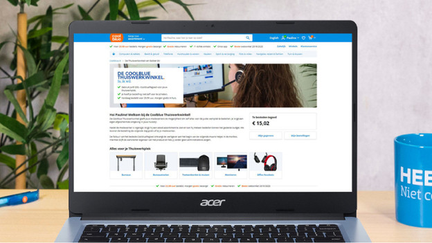 Coolblue thuiswerkwinkel