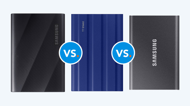 Samsung T9 SSD, T7 Shield SSD, Samsung T7 SSD