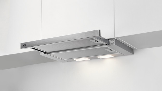 Inschakelen vlakscherm afzuigkap