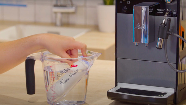 waterfilter instellen