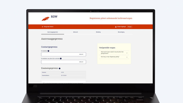 How do you request the drone license?