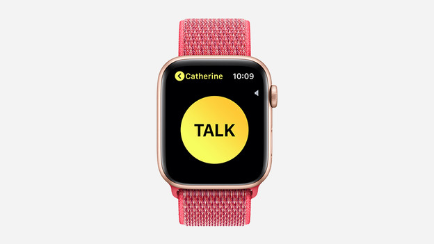 Walkie talkie gesprek starten