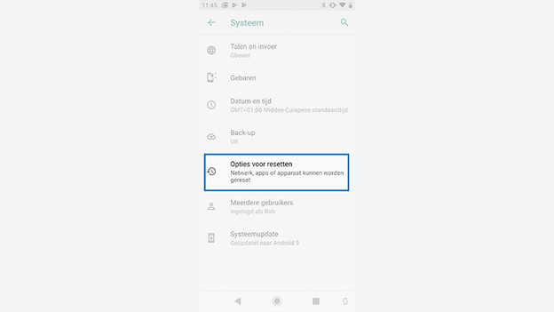 Android One systeem geavanceerd