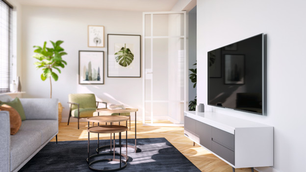 Fixed Vogel's Comfort TV mount