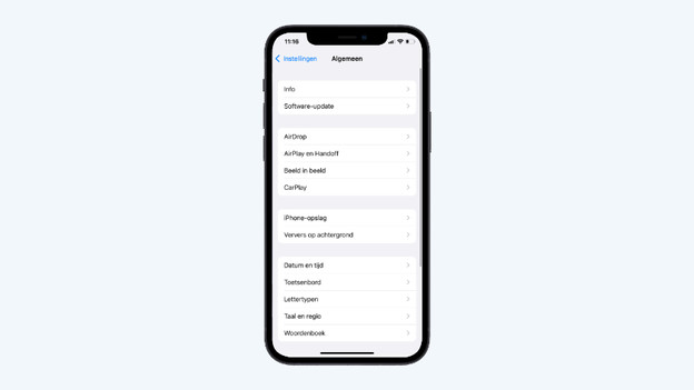 Kies voor 'Software update'