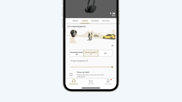 Sony Headphones app noise canceling off