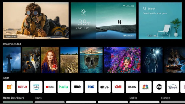 WebOS - schermvullend
