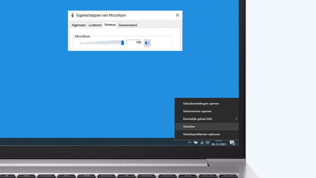 Windows geluidsinstellingen