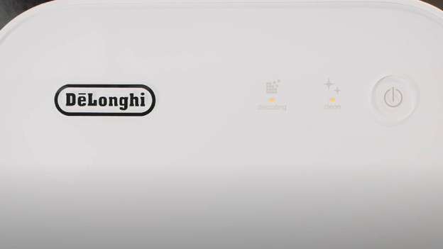 You get a notification on top of the machine