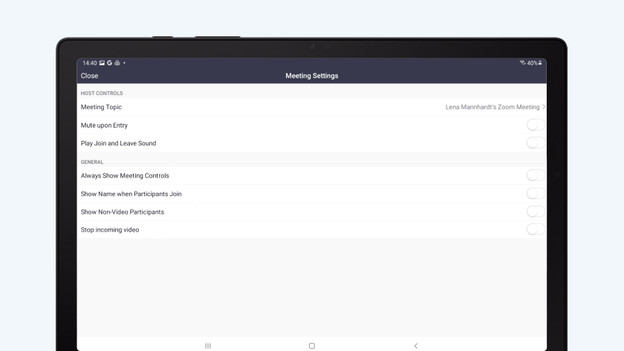 Galerijweergave in Zoom activeren