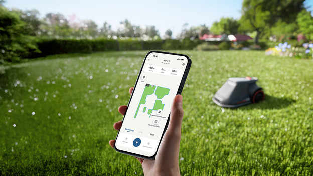 Robotmaaier zichtbaar in de Eufy app