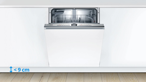 Plinthoogte: lager dan 9 centimeter