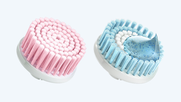 Scrubborstel gezicht en lichaam