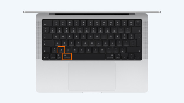 MacBook bewerking terugdraaien