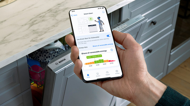 HomeConnect app bij de vaatwasser