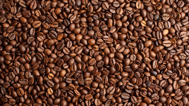 Light-roasted coffee beans